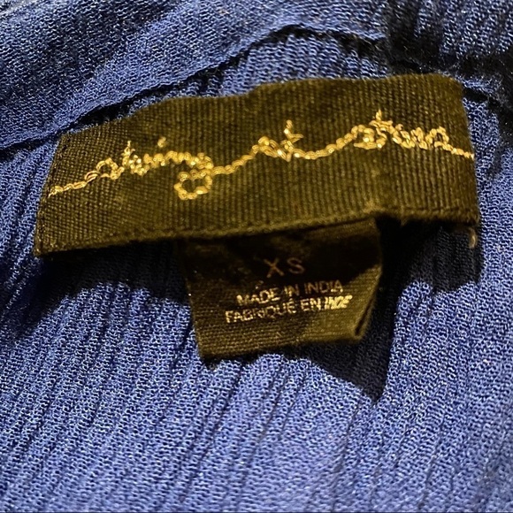 Staring At Stars Women Midnight Blue Crochet Jumpsuit Size Xsmall - Picture 10 of 10